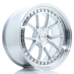 Japan Racing JR39 19x10 ET15-40 5H BLANK Silver Machined Face