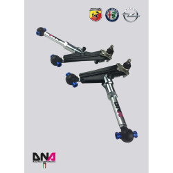 DNA RACING kit de brațe de suspensie față reglabile pentru FIAT GRANDE PUNTO/ABARTH INCL. (2005 - 2012)