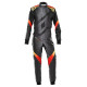 Combinezoane Costum FIA pentru copii de curse OMP KS-X ART, negru/galben/roșu | race-shop.ro