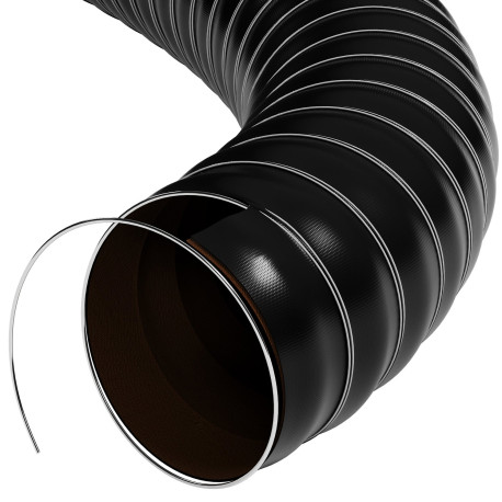 Furtun drept FLEX Furtun silicon pentru conducte de aer RACES - 63mm, pret pentru 4m | race-shop.ro