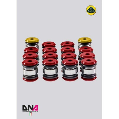 Bucșe durabile de schimb DNA RACING brațe suspensie standard kit uniball (complet) pentru LOTUS EXIGE L4 TOYOTA (2004 -) | race-shop.ro