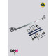Bară rigidizare DNA RACING dublu shear toe link rigidizare șasiu bar și toe link pe kit uniball pentru LOTUS ELISE L4 TOYOTA (2004 -) | race-shop.ro