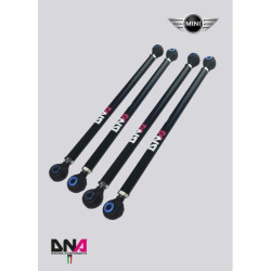 Kit tije de direcție pentru suspensie spate reglabilă camber și toe DNA RACING pentru MINI R55-R56-R57 COOPER INCL. (DAL 2007 AL