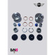 Bucșe durabile de schimb DNA RACING uniball pentru kit suspensie braț oscilant spate pentru MINI R50-R52-R53 COOPER INCL. (DAL 2001 AL 2007) | race-shop.ro