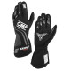 Mănuși de curse cu omologare FIA OMP ONE EVO X (cusături exterioare), negru