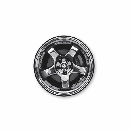 Autocolante Abțibild race-shop 3-piece wheel | race-shop.ro