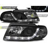 HEADLIGHTS DAYLIGHT BLACK fits AUDI A4 01.99-09.00