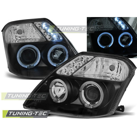 Iluminare auto CITROEN C2 09.03-10 AGEL EYES NEGRU | race-shop.ro