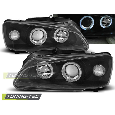 Iluminare auto PEUGEOT 106 08.96-03 AGEL EYES NEGRU | race-shop.ro