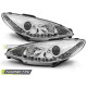 Iluminare auto PEUGEOT 206 10.98-02 LUMINi DE ZI CROM | race-shop.ro