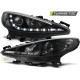 Iluminare auto PEUGEOT 207 05.06-06.12 LUMINi DE ZI NEGRU | race-shop.ro