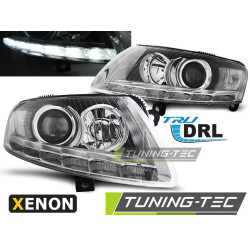 XENON FARURI TRUE DRL CROM se potrivește AUDI A6 C6 04.04-08