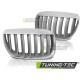 Body kit și tuning vizual GRILLE BROWS CHROME TITAN LOOK se potrivește BMW X5 E53 LCI 04-06 | race-shop.ro