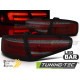 Iluminare auto STOPURI SPATE BARĂ LED ROȘU SMOKE SEQ se potrivește AUDI A4 B8 12-15 SEDAN OEM BULB | race-shop.ro