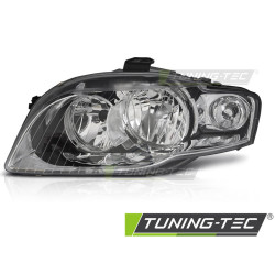 HEADLIGHT CHROME STÂNGA SIDE TYC se potrivește AUDI A4 B7 04-08