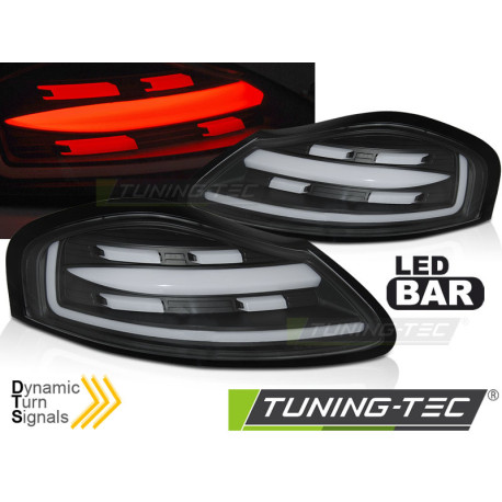 Iluminare auto LUMURI SPATE BARĂ LED NEGRE SEQ se potrivește PORSCHE BOXSTER 986 96-04 | race-shop.ro