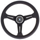 Volane sport Nardi Classic ND33 Steering Wheel, piele, 40mm Adâncime, spițe negre | race-shop.ro