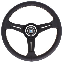 Nardi Classic ND33 Steering Wheel, piele, 40mm Adâncime, spițe negre