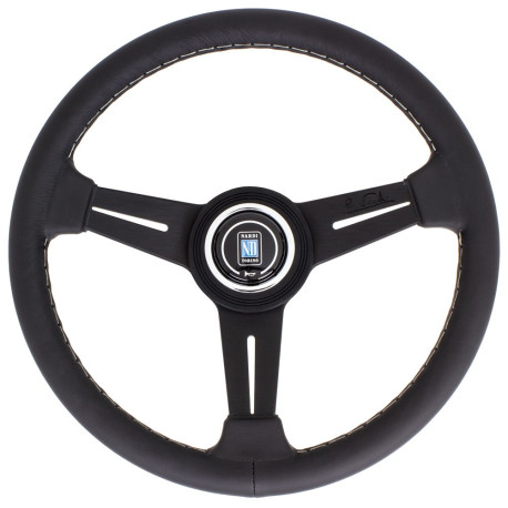 Volane sport Nardi Classic ND33 Steering Wheel, piele, 40mm Adâncime, spițe negre | race-shop.ro