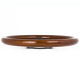 Volane sport Nardi Deep Corn Steering Wheel, Wood, 50mm Adâncime, 330mm, spițe negre | race-shop.ro