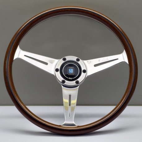 Volane sport Nardi Classic ND36 Steering Wheel, Wood, 40mm Adâncime (butuc mare), inserție neagră lemn | race-shop.ro
