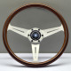 Volane sport Nardi Classic ND36 Steering Wheel, Wood, 40mm Adâncime (Șuruburi la vedere) | race-shop.ro