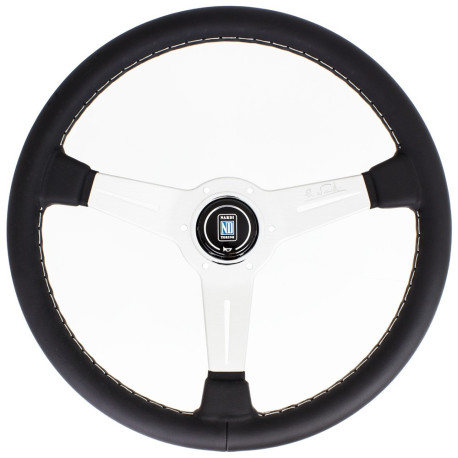 Volane sport Nardi Classic ND36 Steering Wheel, piele, 40mm Adâncime, negru/satin | race-shop.ro