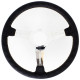 Volane sport Nardi Classic ND36 Steering Wheel, piele, 40mm Adâncime, negru/cromo | race-shop.ro