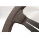 Volane sport Nardi Deep Corn Steering Wheel, Brown Piele, Grey Spokes, Brown Stitching, 75mm Adâncime, 350mm | race-shop.ro