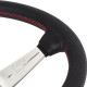 Volane sport Nardi Deep Corn Steering Wheel, piele, 75mm Adâncime, 350mm, spițe cromate | race-shop.ro