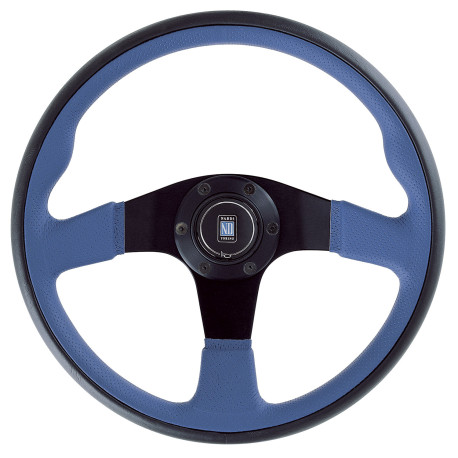 Volane sport Nardi Twin Line Steering Wheel, Blue Piele, 350mm | race-shop.ro