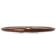 Volane sport Volan sport cu 3 spițe Nardi Classic ND39, 390mm, lemn, adâncime 25mm, maro/crom | race-shop.ro