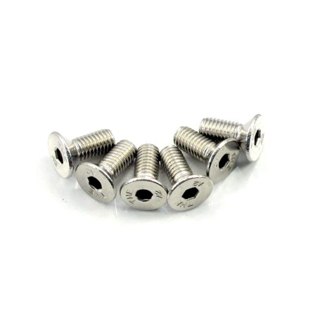 Volane sport Pack of 6 Nardi Stainless Steel Countersunk Head Screws | race-shop.ro