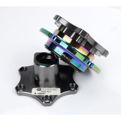 NRG SFI KEY WAY eliberare rapidă reducere volan - gunmetal/neochrom