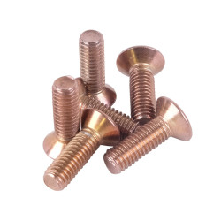 NRG Set șuruburi volan (cap plat) - Rose