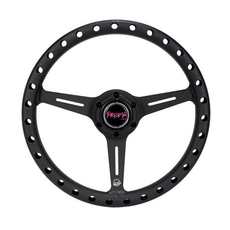 Promoții Volan NRG Prisma Labs cu 3 spițe din aluminiu (330 mm). negru | race-shop.ro