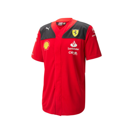 Tricouri Cămașă FERRARI Puma Baseball pentru bărbați, roșu | race-shop.ro