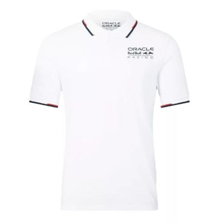 Tricouri Polo cu logo Red Bull Racing F1 Core, alb | race-shop.ro