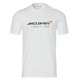 Tricouri Tricou cu logo McLaren F1 pentru bărbați Core Essentials, alb | race-shop.ro