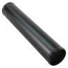 Cuplă din aluminiu - drept 45mm (1,77"), negru mat