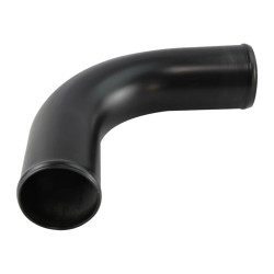 Țeavă din aluminiu - cot 90°, 25mm (1"), negru mat