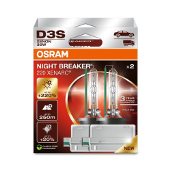 Osram bec auto xenon XENARC NIGHT BREAKER LASER (XN2) D3S (2 buc)