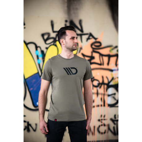 Tricouri Tricou MAXTON Design pentru bărbați, culoare kaki | race-shop.ro