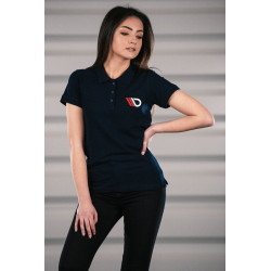Tricou polo pentru femei MAXTON Design, albastru marin