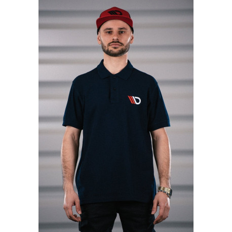 Tricouri Tricou polo pentru bărbați MAXTON Design, albastru marin | race-shop.ro