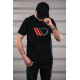 Tricouri Tricou pentru bărbați MAXTON Design, negru cu logo roșu | race-shop.ro