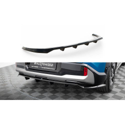 MAXTON DESIGN prelungire bară spate pentru Kia EV9 GT-Line Mk1 (cu bare verticale), negru lucios