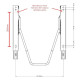 Suporturi specifice BMW M4 F80 suport pentru scaun | race-shop.ro