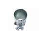 Coliere, cuple evacuare Conector țeavă evacuare 57x125mm SS | race-shop.ro