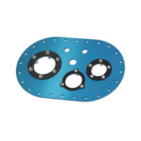 Tank top plates and refueling necks ATL placă de umplere din aluminiu - 6"X10" | race-shop.ro